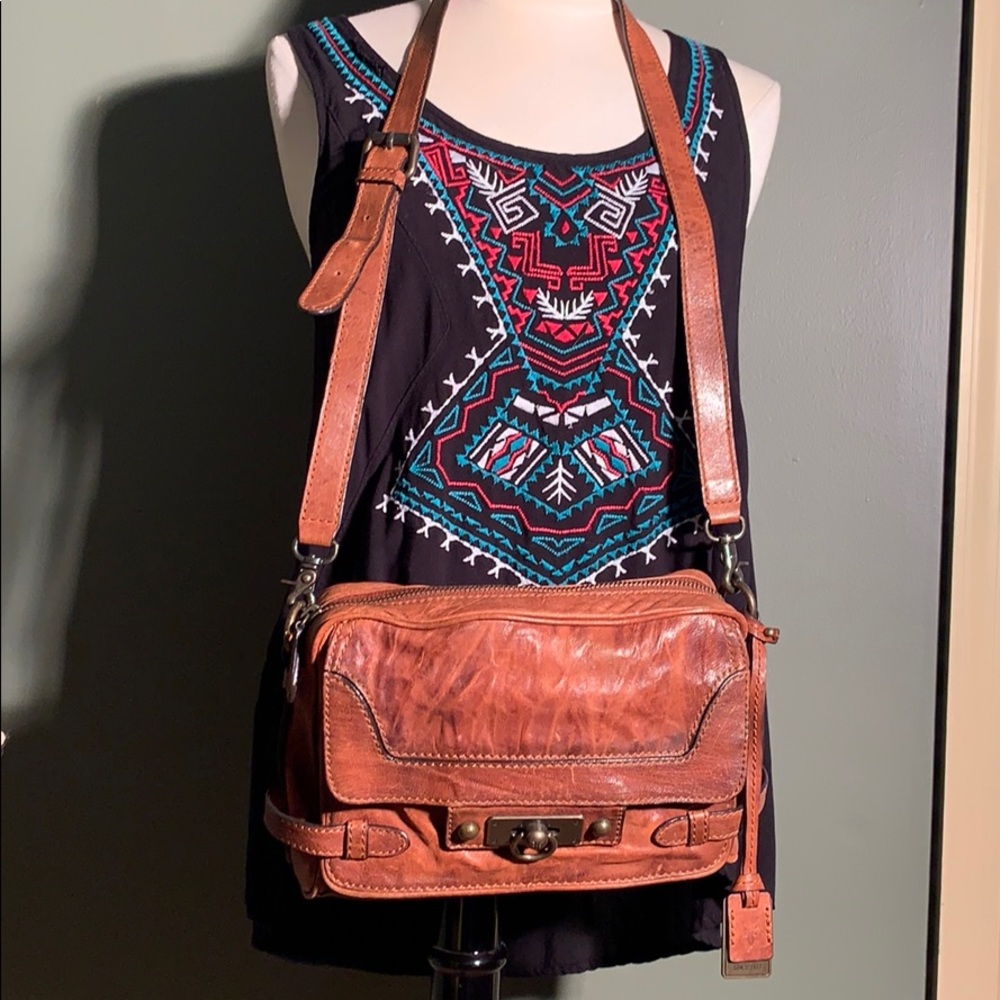 Rare FRYE messenger bag